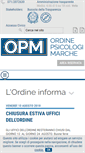 Mobile Screenshot of ordinepsicologimarche.it
